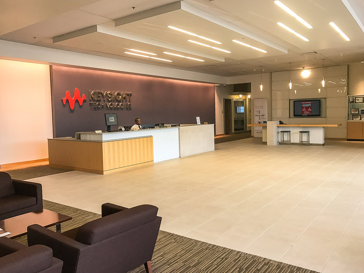 Keysight headquarters in Santa Rosa Lobby