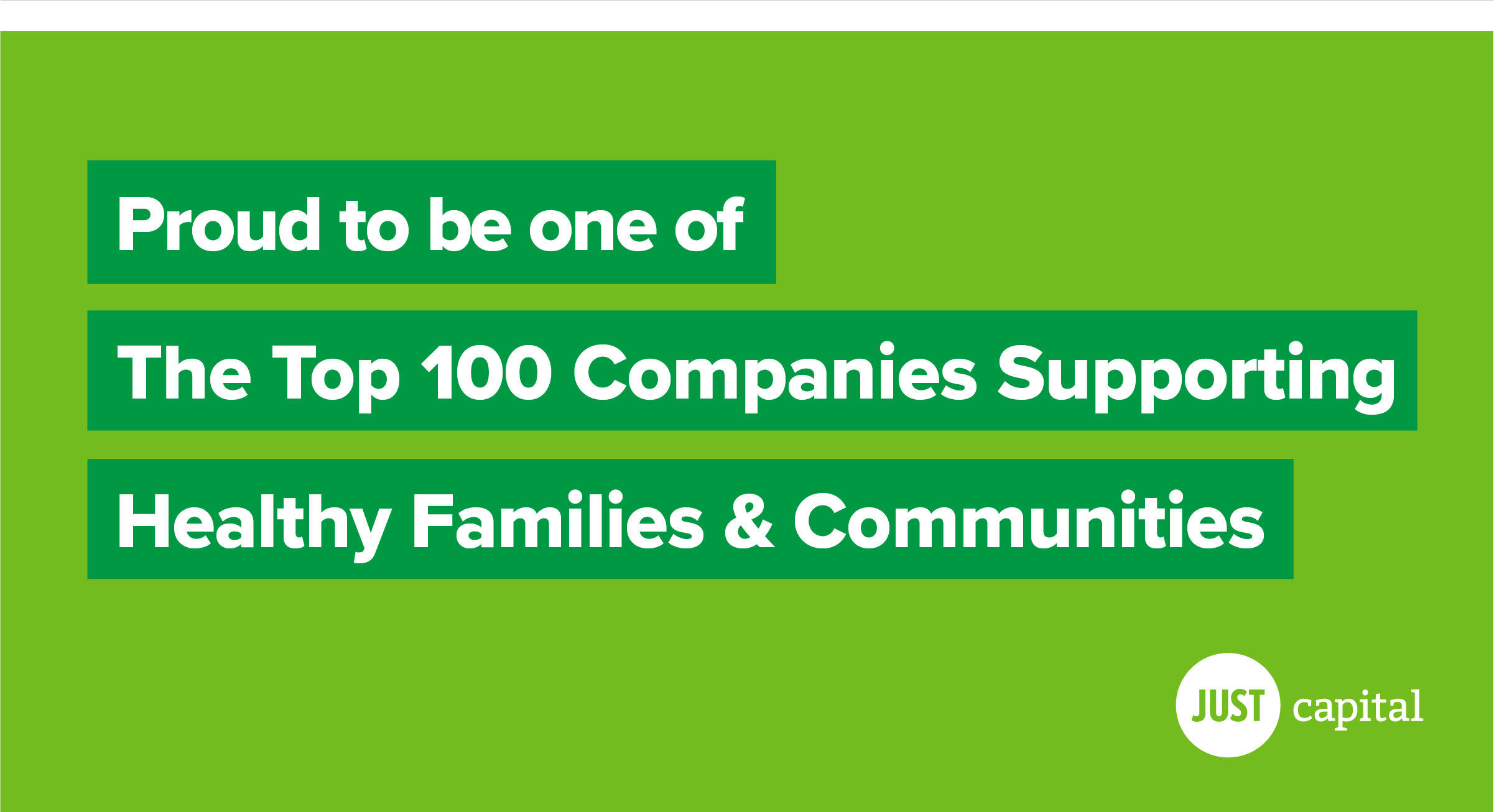 Top 100 For Healthy Corporate Communities 2022