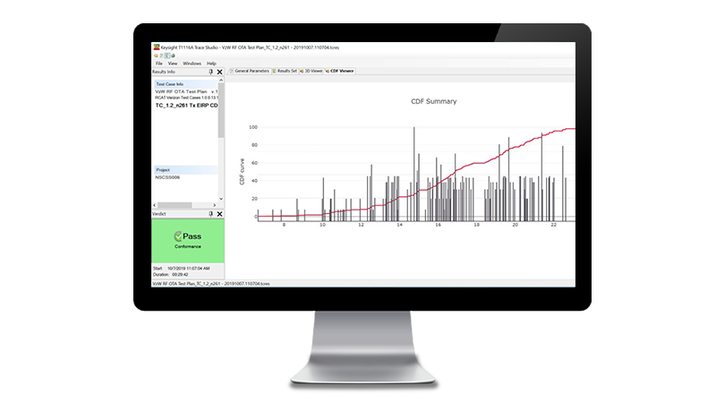 S8707A RF/RRM Carrier Acceptance Toolset