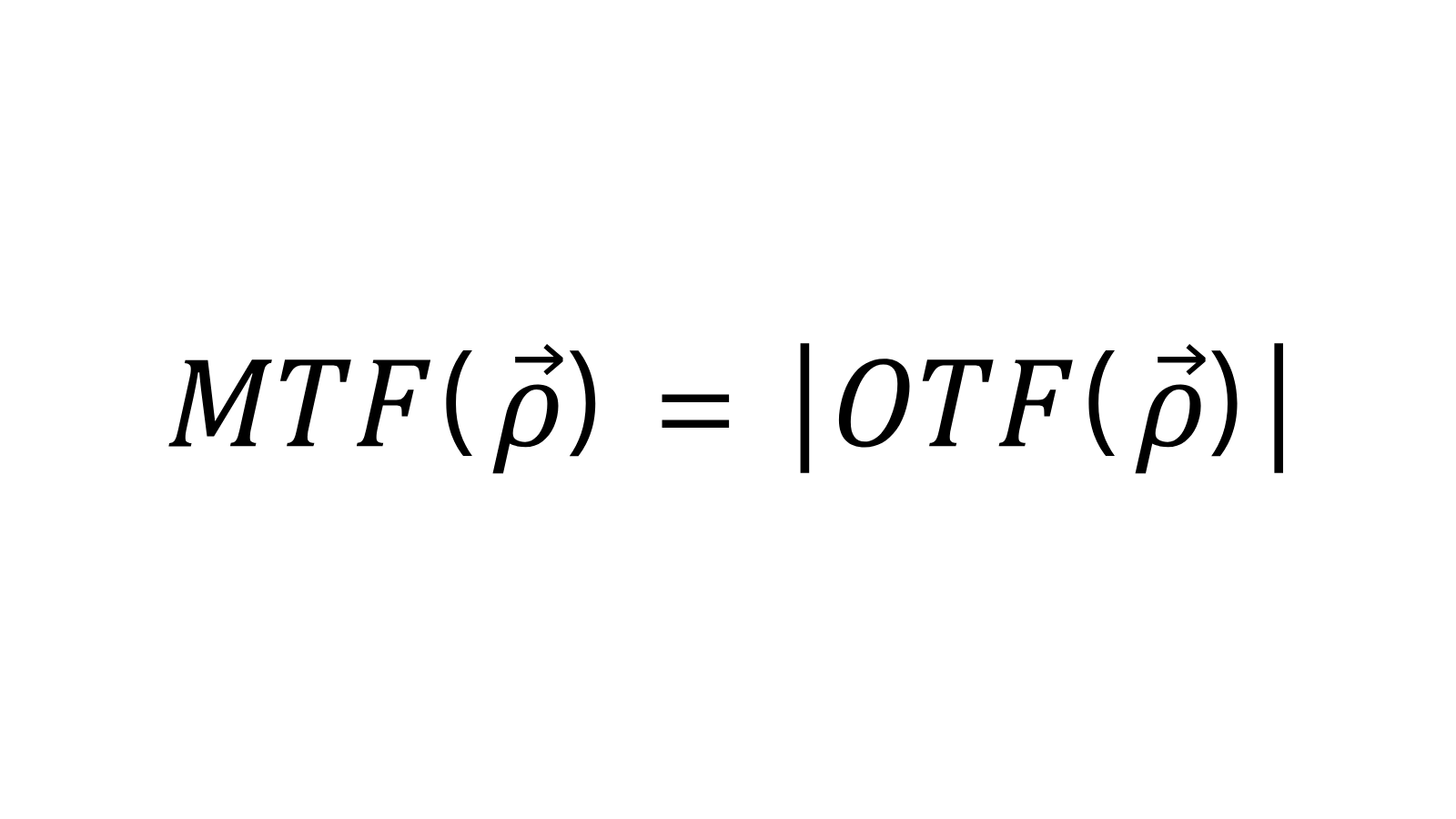 MTF公式