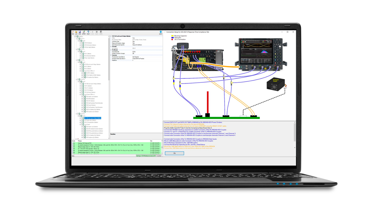 PCIe 6.0 CEM 接收器测试 