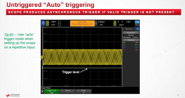 Lesson 4 - Trigger Modes