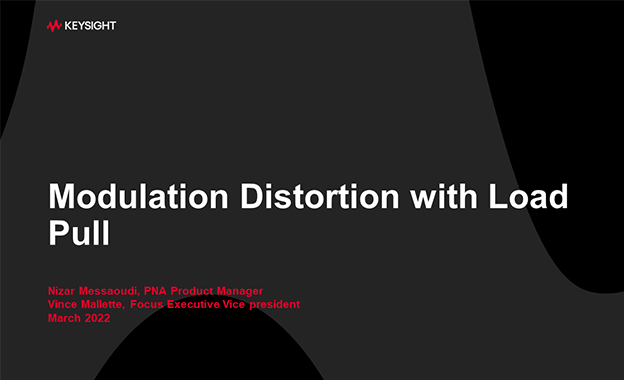 Lesson 1 - Modulation Distortion with Load Pull 