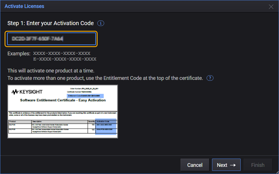 Image of Keysight License Manager 5 showing host ID