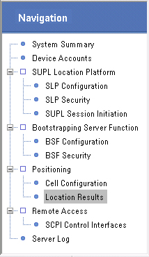 E6965A navigation pane