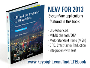 LTE book featuring SystemVue applications