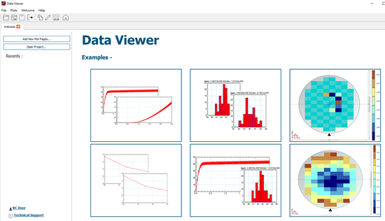 Data View Main Window UI
