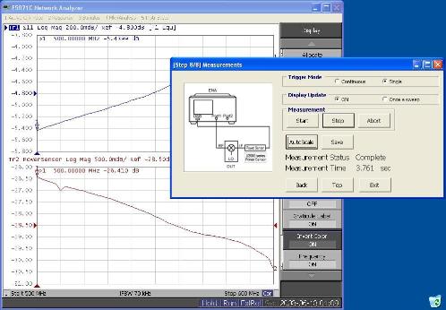USB Power sensor measurement wizard 3