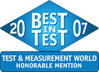 2007 Best in Test Award