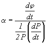 laser chirp formula