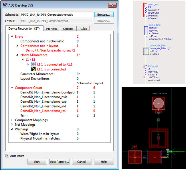 PathWave Advanced Design System (ADS)  Layout Verification