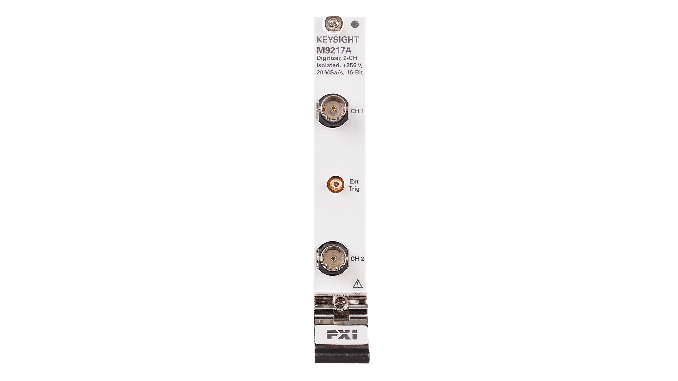 PXIe 隔离数字化仪，2 通道，16 位，±256 V，每通道 32 MSa 存储器