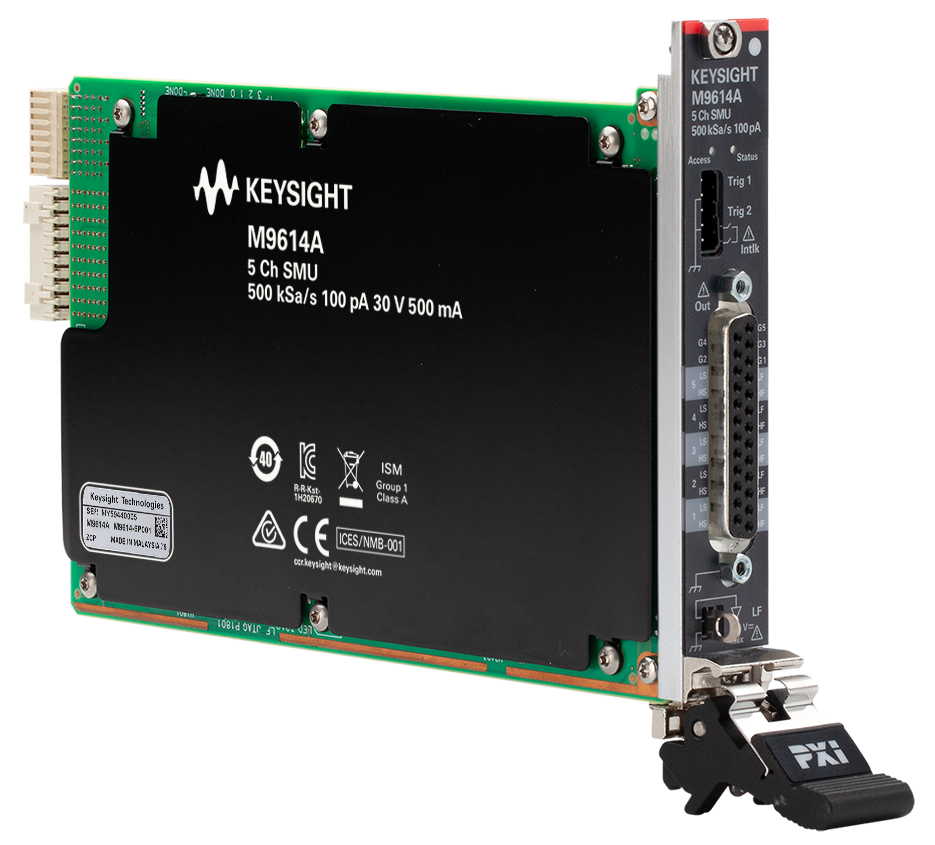 PXIe 5 通道源表模块，500 kSa/s，100 pA，30 V，500 mA