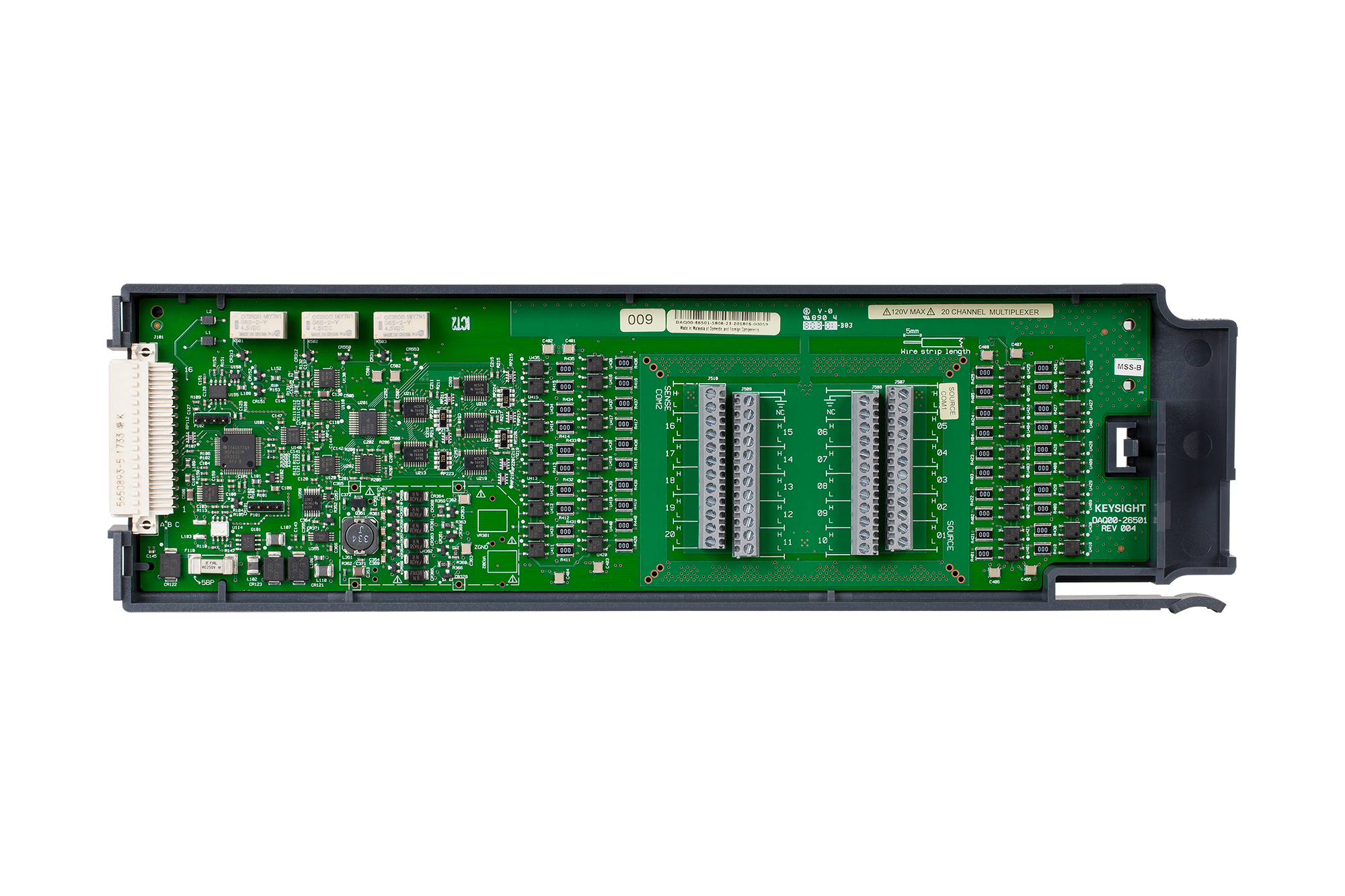 用于 DAQ970A 和 DAQ973A 的 20 通道固态多路复用器模块