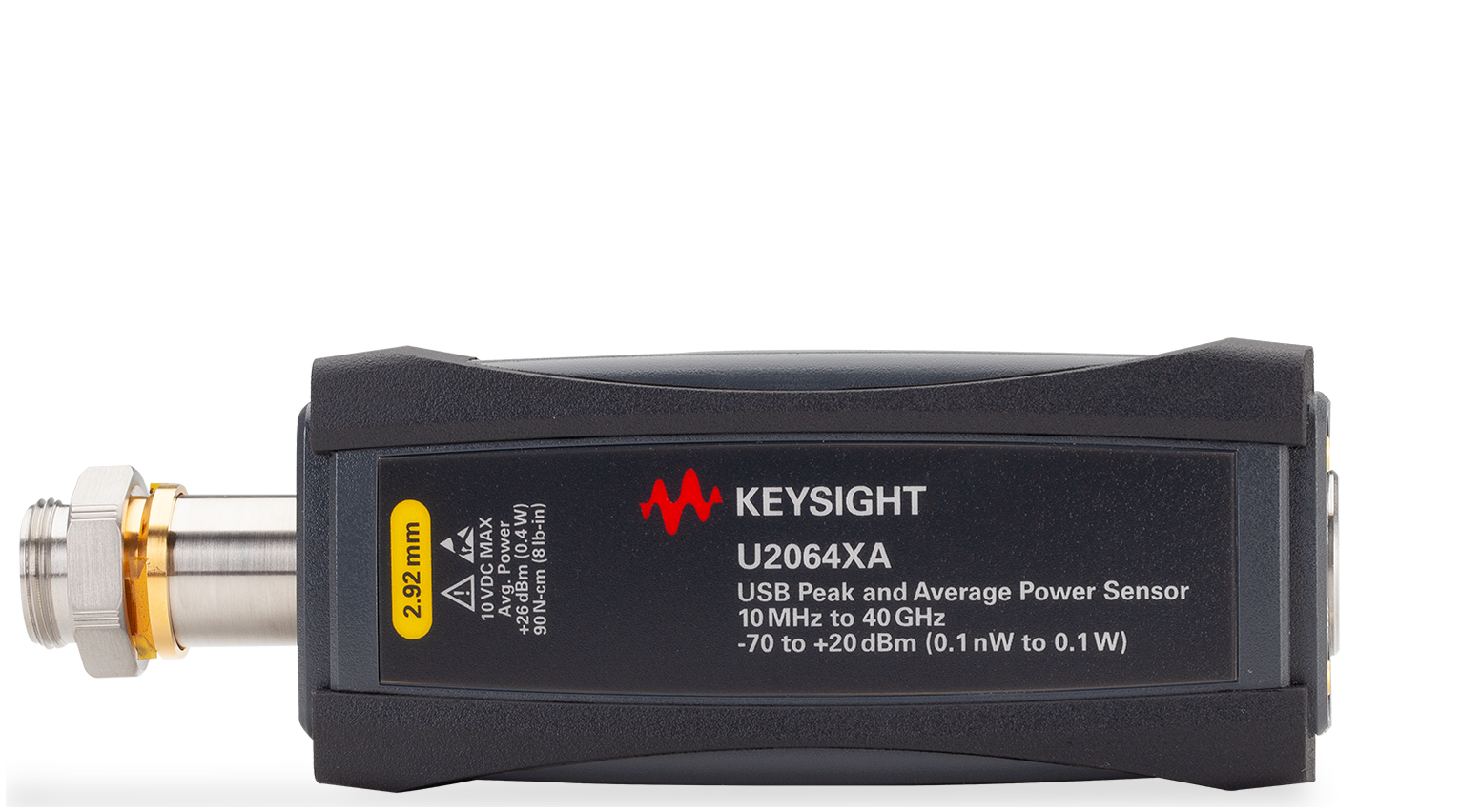 U2064XA USB 宽动态范围平均功率/峰值功率传感器