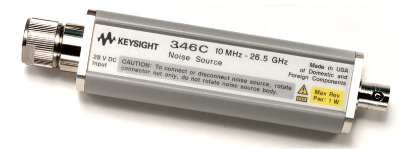 噪声源图像，10 MHz 至 26.5 GHz，额定 ENR 15 dB