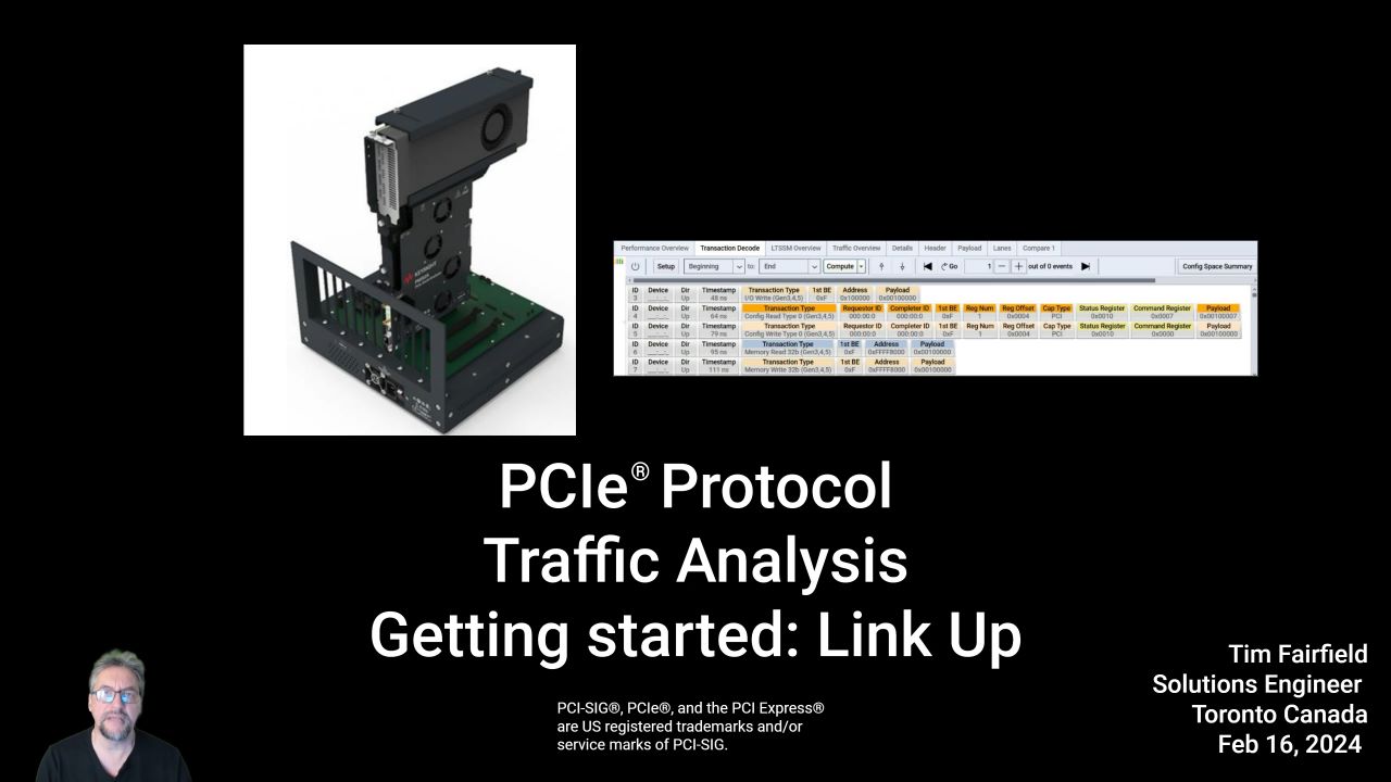 第一课 - PCIe® 6.0 流量分析与链路建立