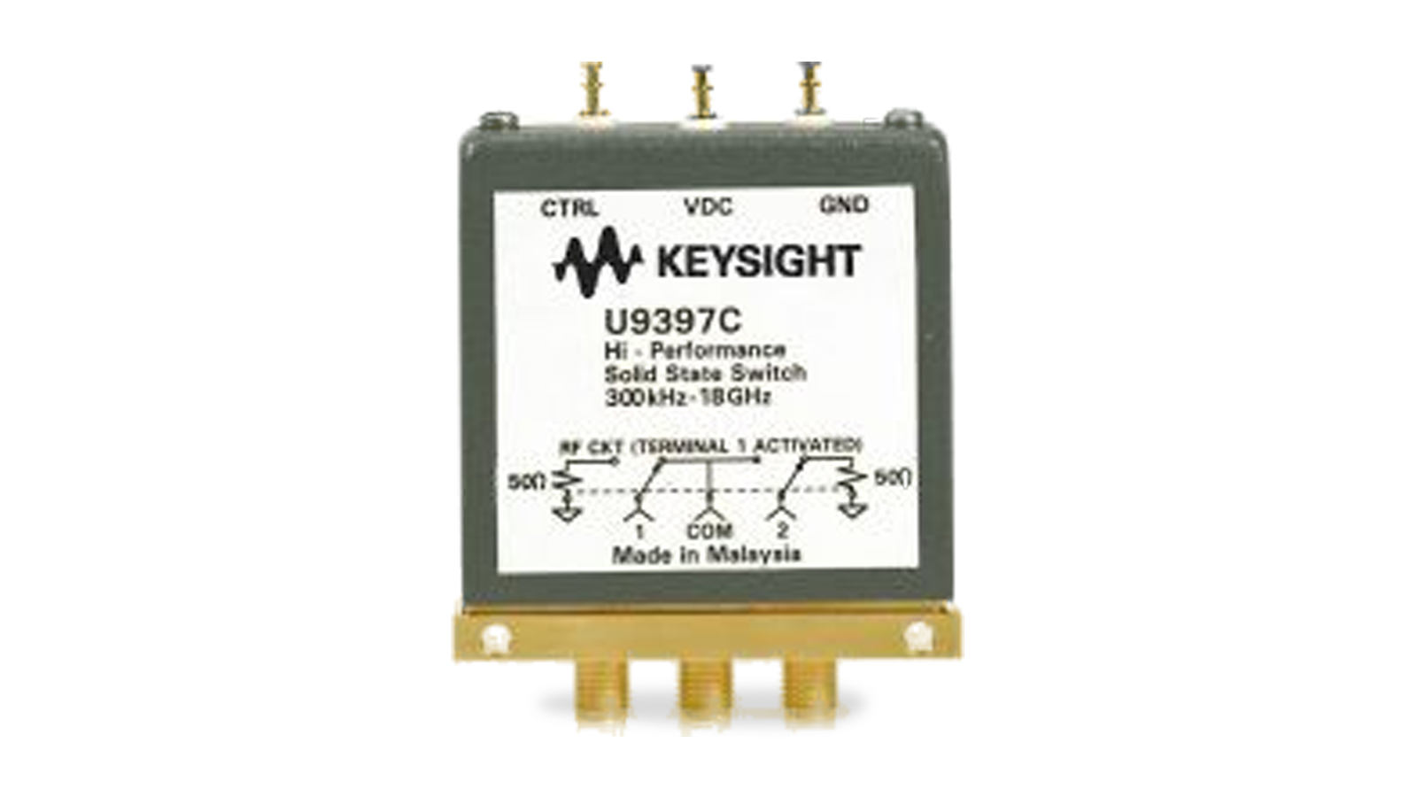 FET固态开关，300 kHz至18 GHz，SPDT
