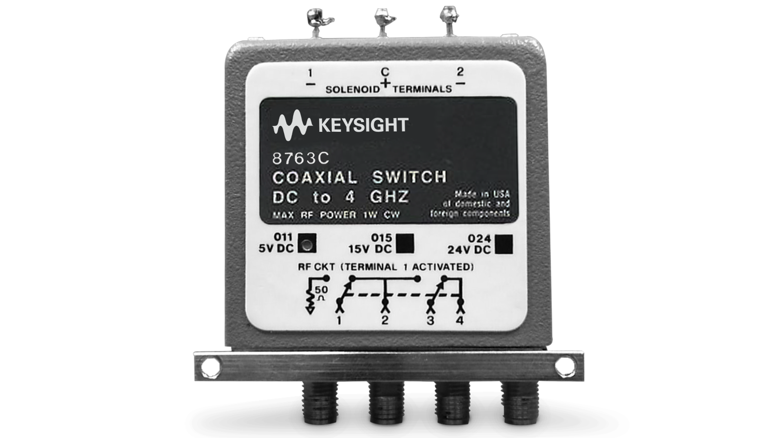 8763C 4-Port Coaxial Switch