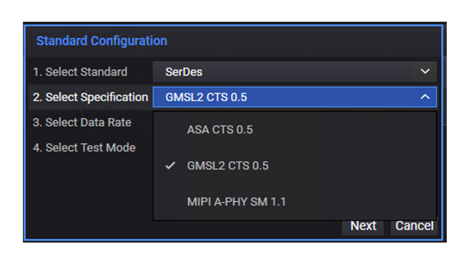 AE2010T Automotive SerDes Tx Test Software 是德科技Keysight
