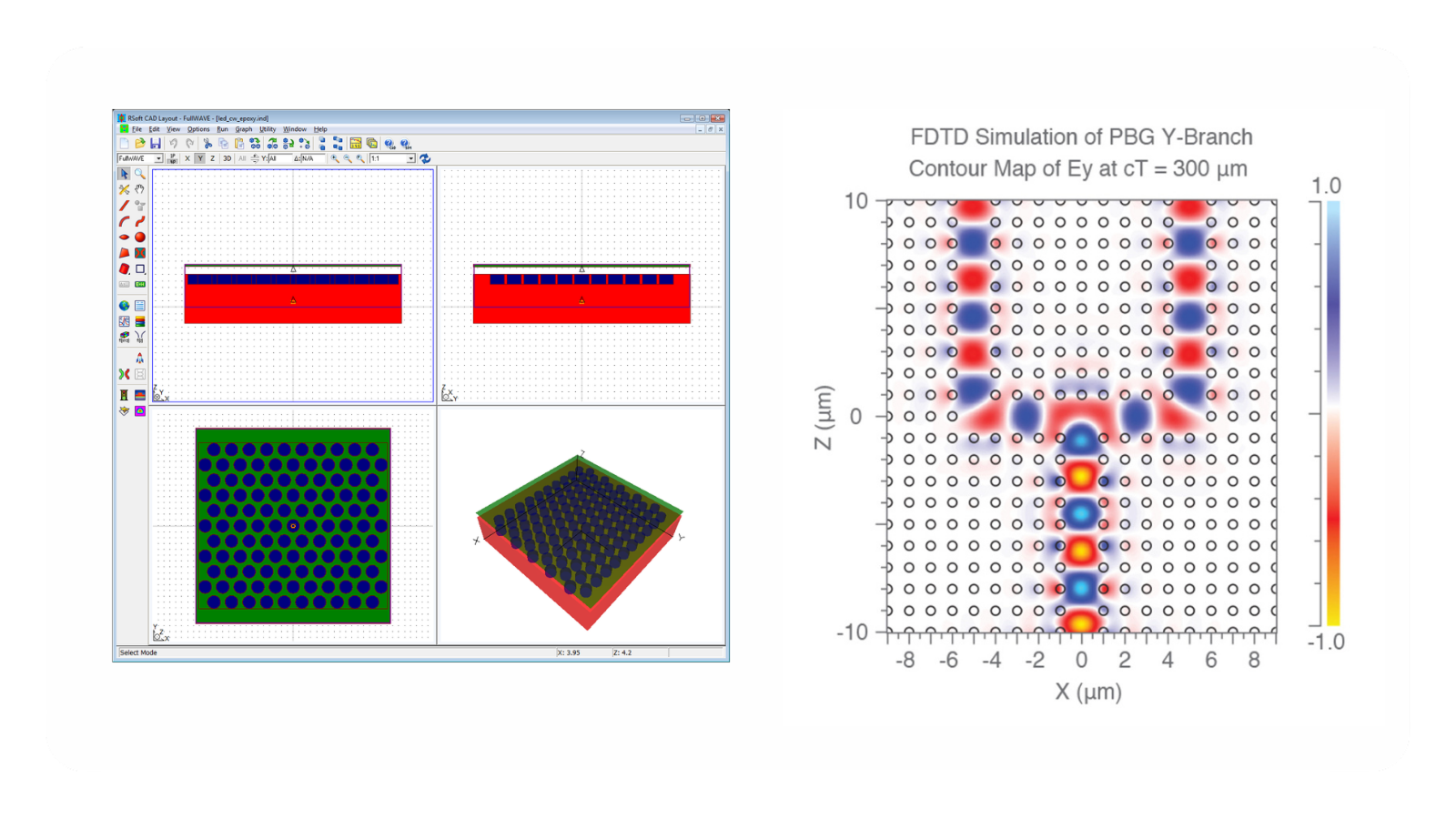 RSoft FullWAVE FDTD on a laptop