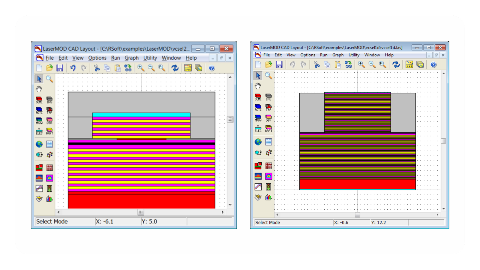 RSoft LaserMOD Graphic