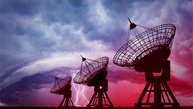 Satellite communication antennas