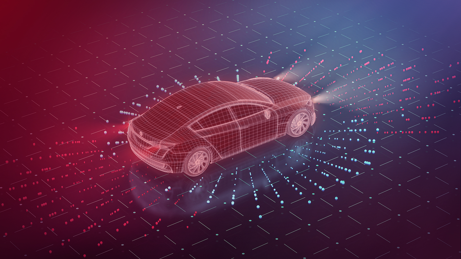 Virtual model of an autonomous vehicle