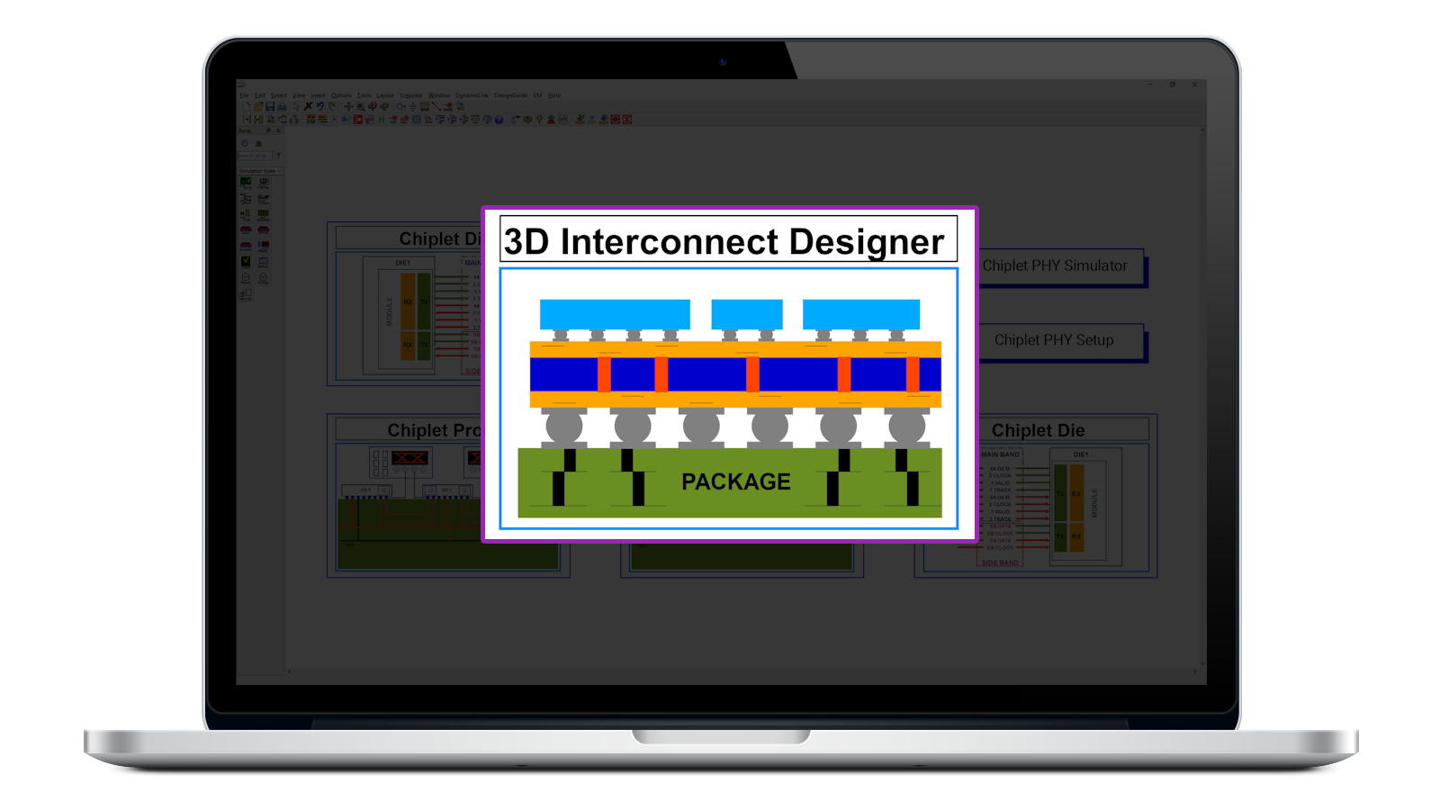 Chiplet 3D Interconnect Designer