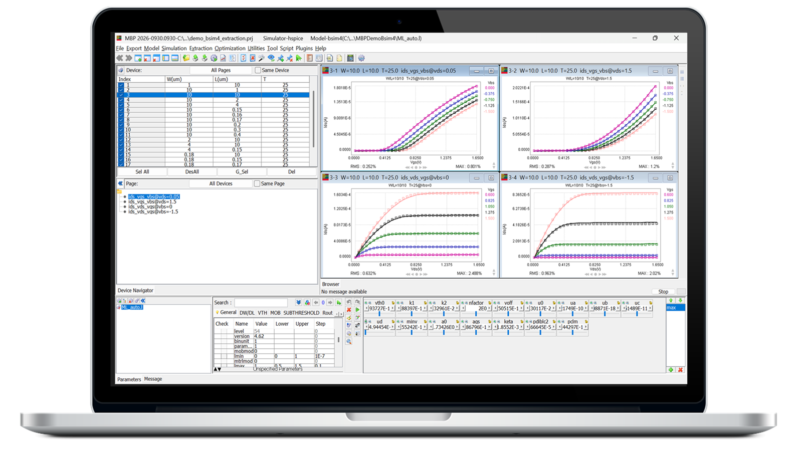 Image for W6023E Device Modeling MBP Machine Learning Toolkit
