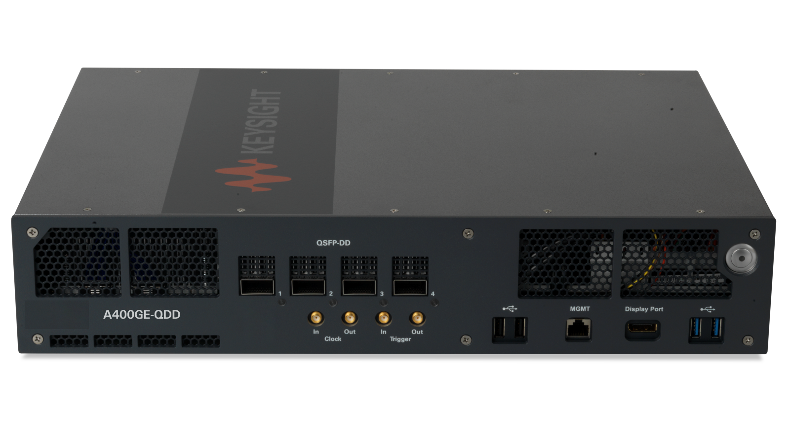 A400GE-QDD 4端口第1层BERT QSFP-DD测试系统示意图