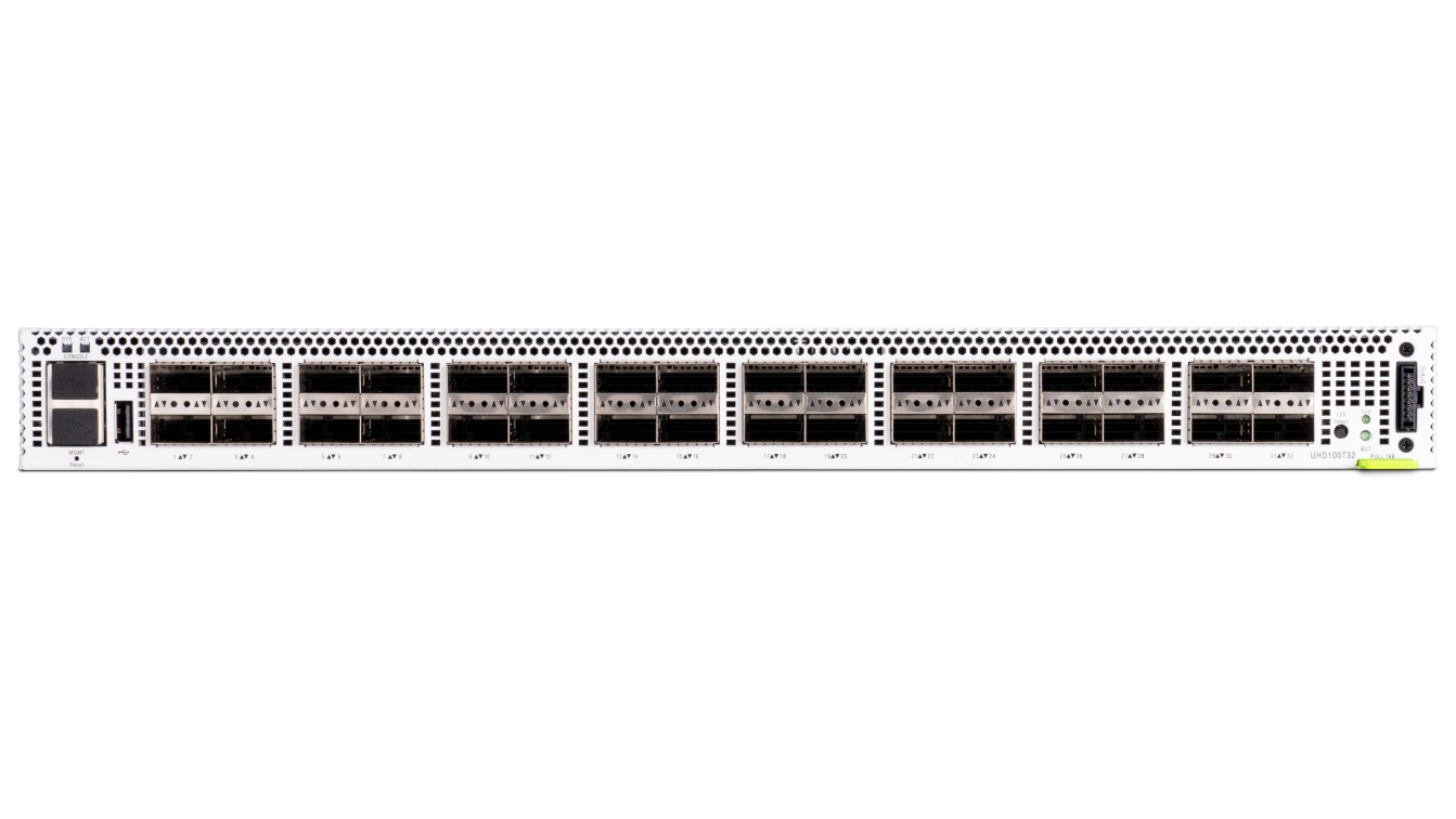 UHD100T32 超高密度32端口网络基础设施测试系统示意图