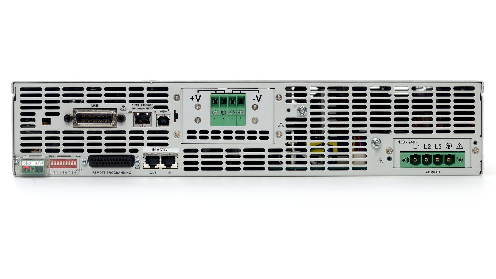 N5700 系列可编程电源后面板