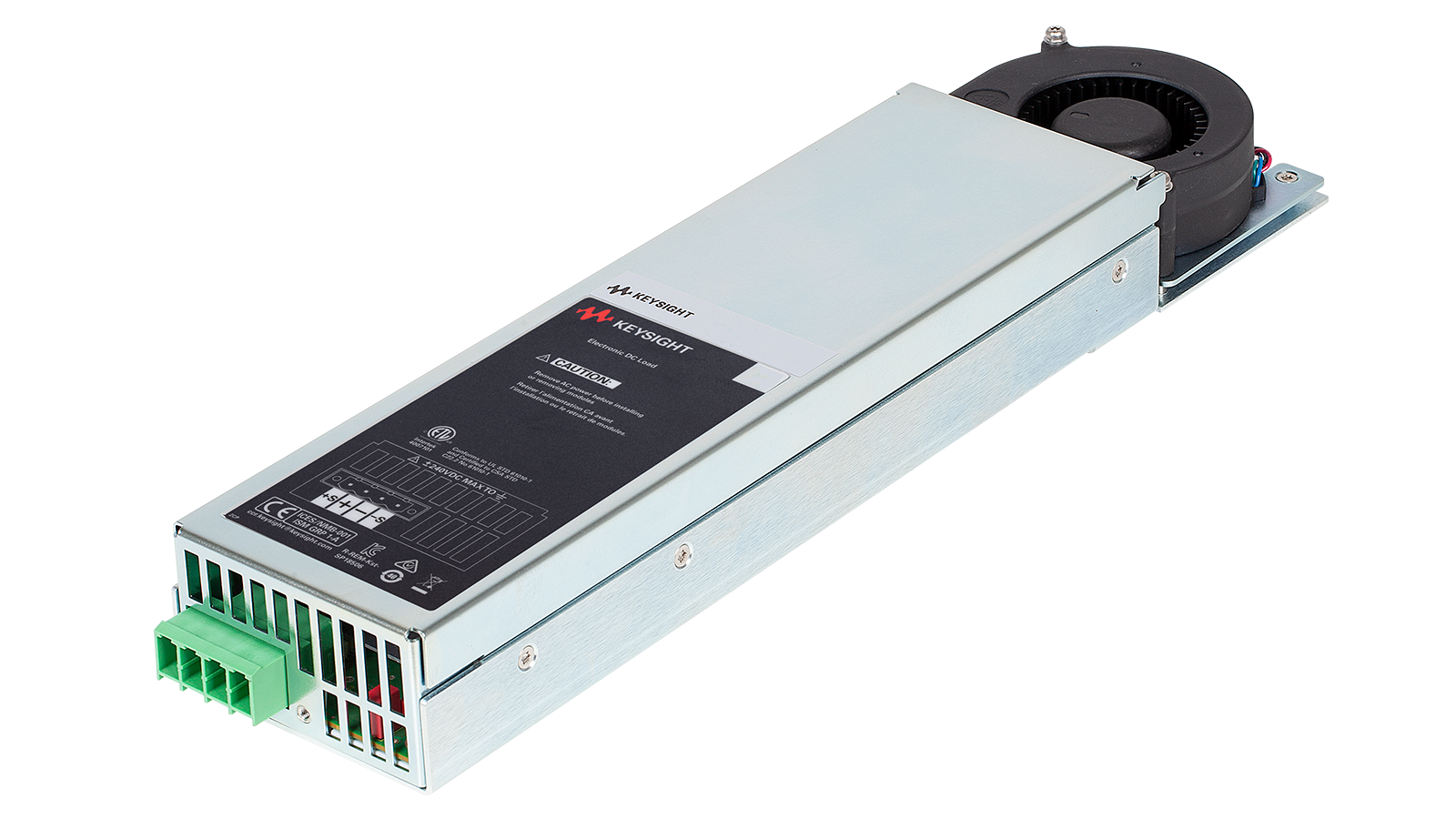 直流电子负载模块，1U高，60V，20A，100W