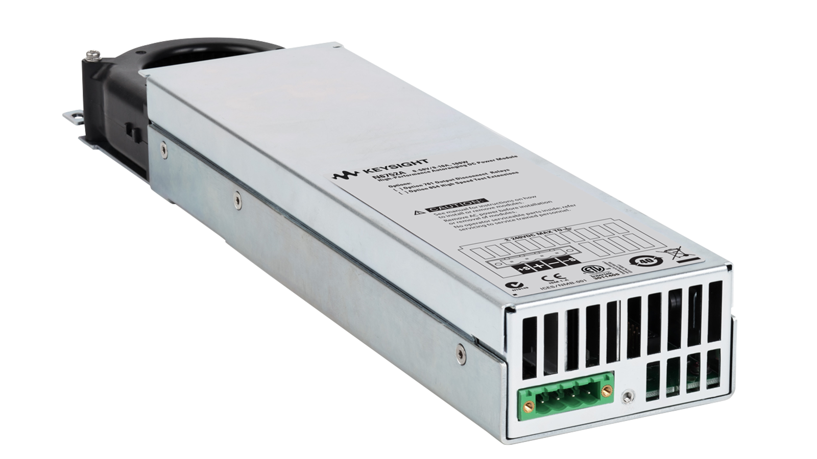 高性能自动量程直流电源模块，50 V，10 A，100 W