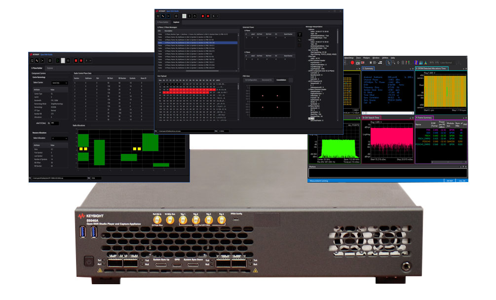 用于 O-RU 测试和验证的 U5040BSCB Open RAN Studio 软件