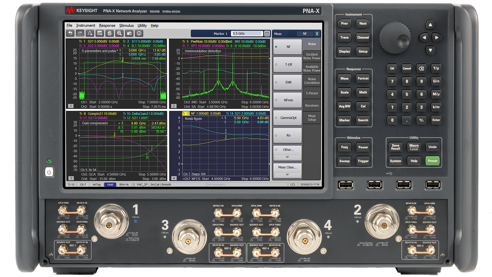 Digital Wideband Transceiver Test