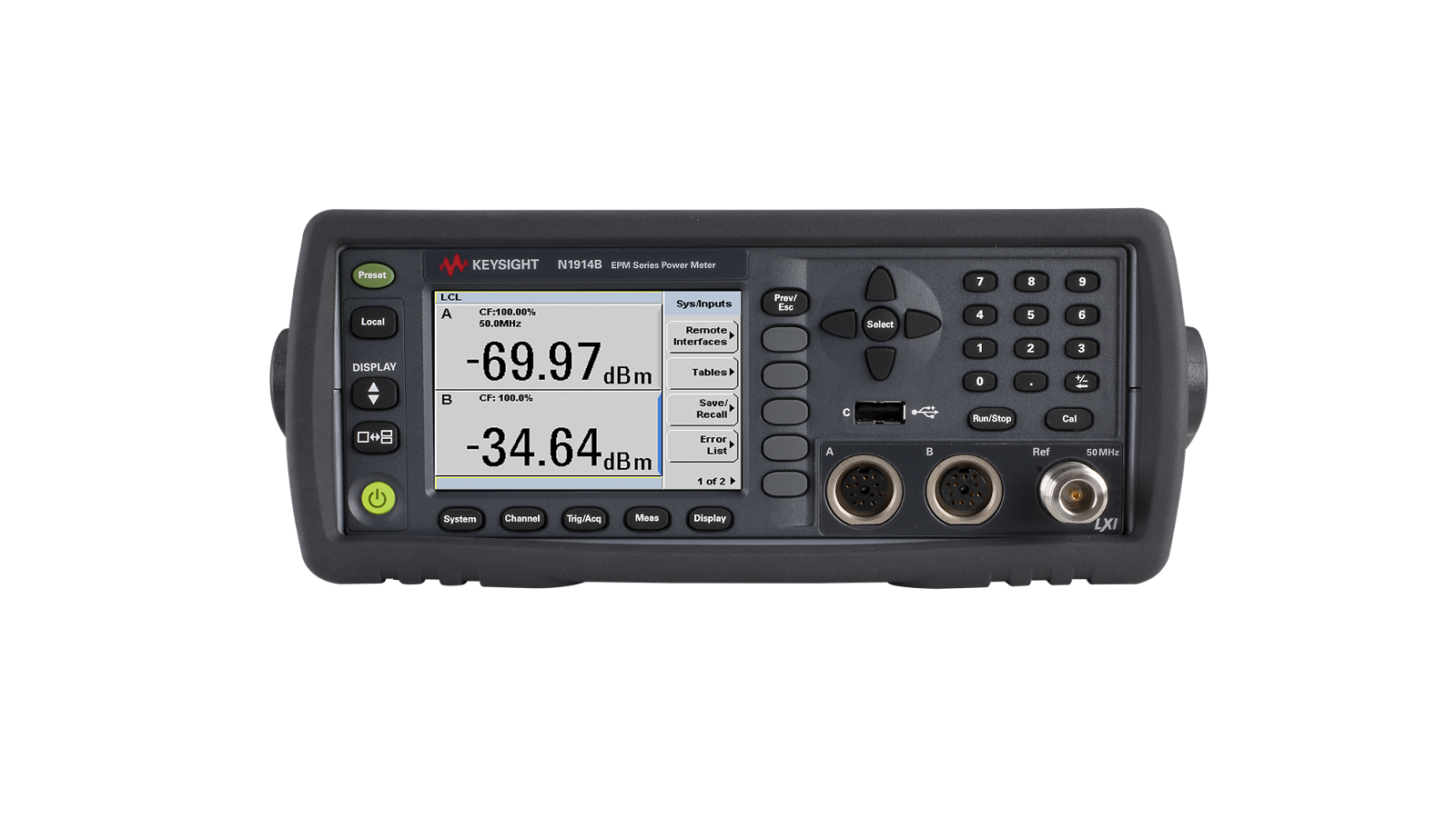 N1914B EPM Series DualChannel Power Meter Keysight