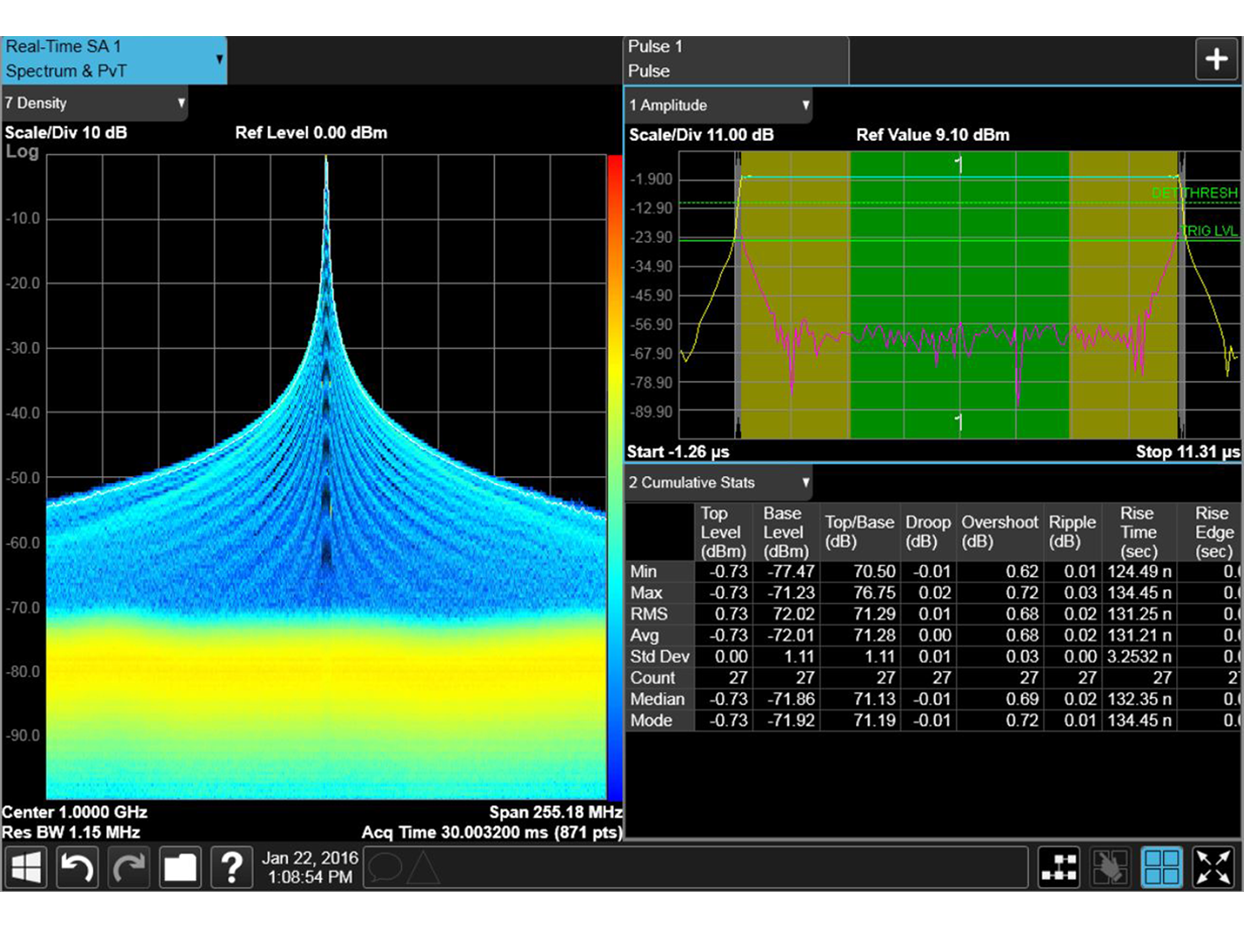 实时频谱分析仪（实时信号分析仪）测量应用软件 RTSA