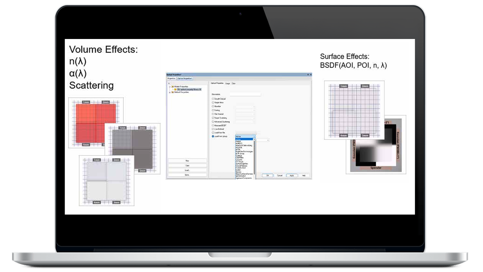 LightTools SmartStart 材料库模块