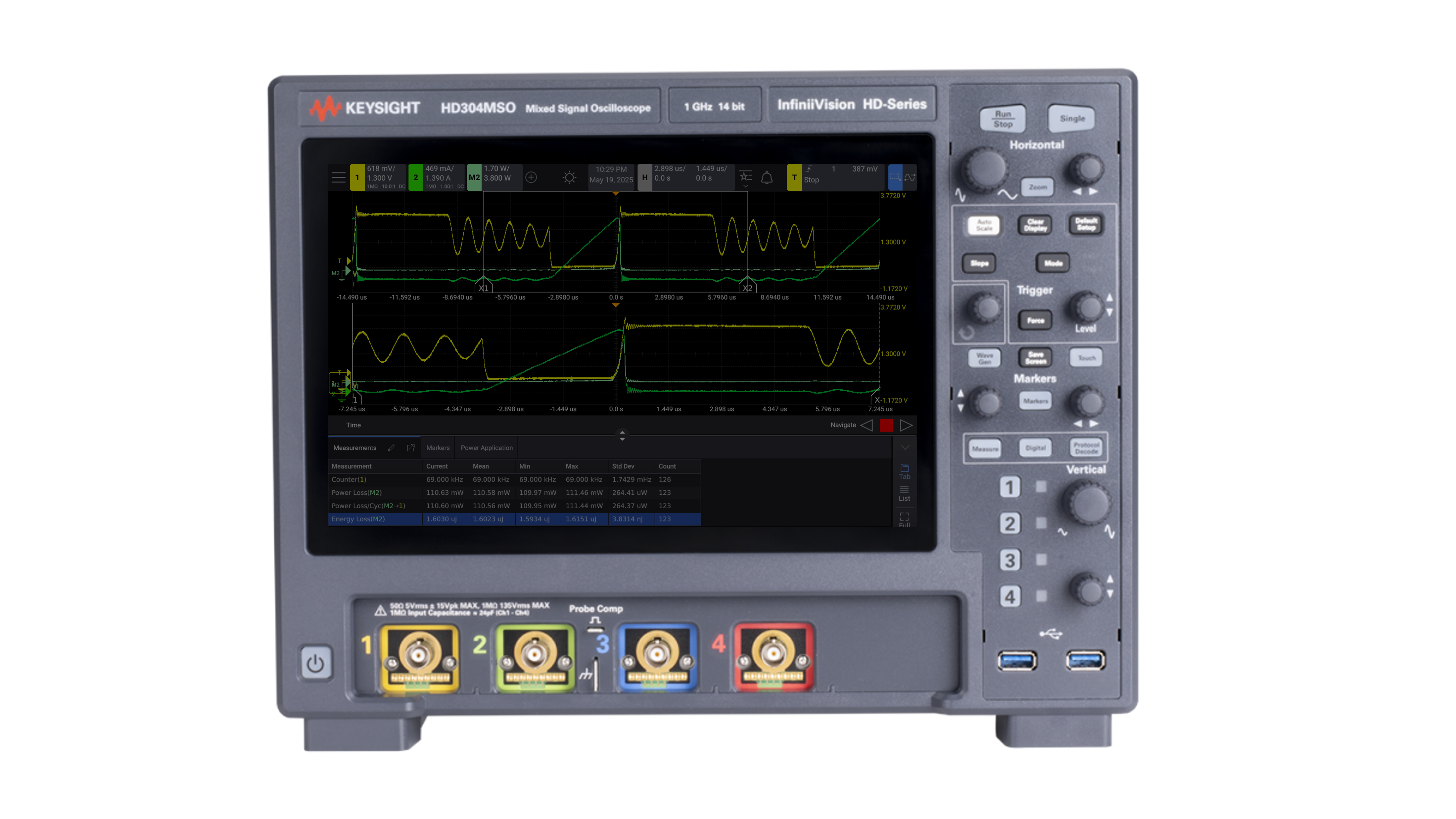 Image of  Power Analysis Software for the InfiniiVision HD3 Series Oscilloscope
