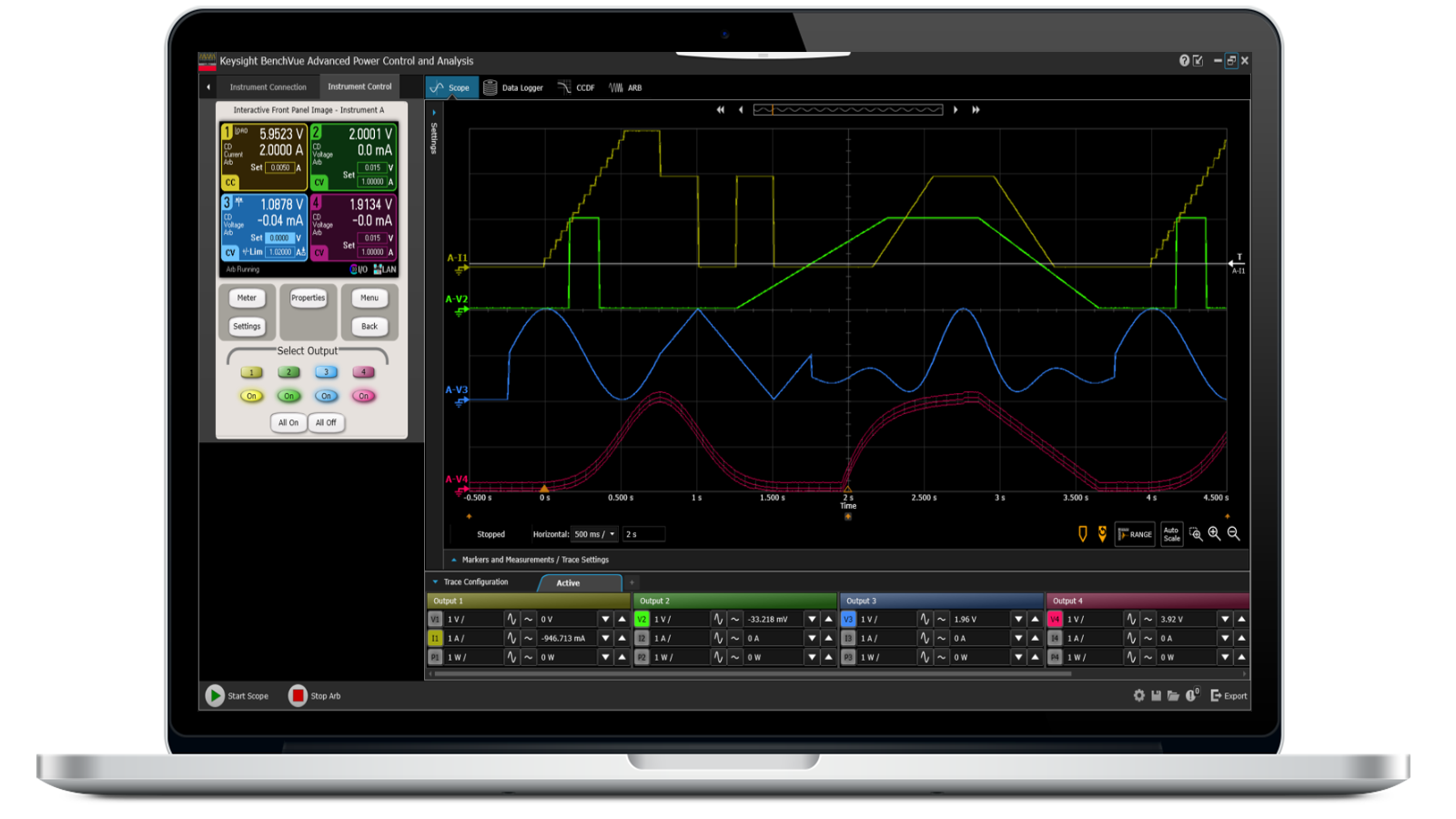 PathWave BenchVue 电源软件