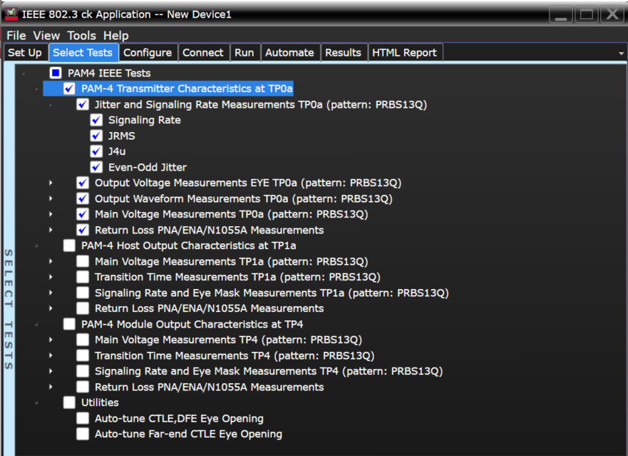 SW00DCAI DCA IEEE802.3 TX Validation License Keysight