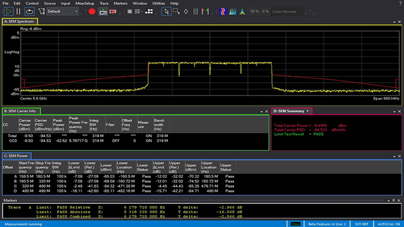 89600 VSA PowerSuite 测量应用软件的图像