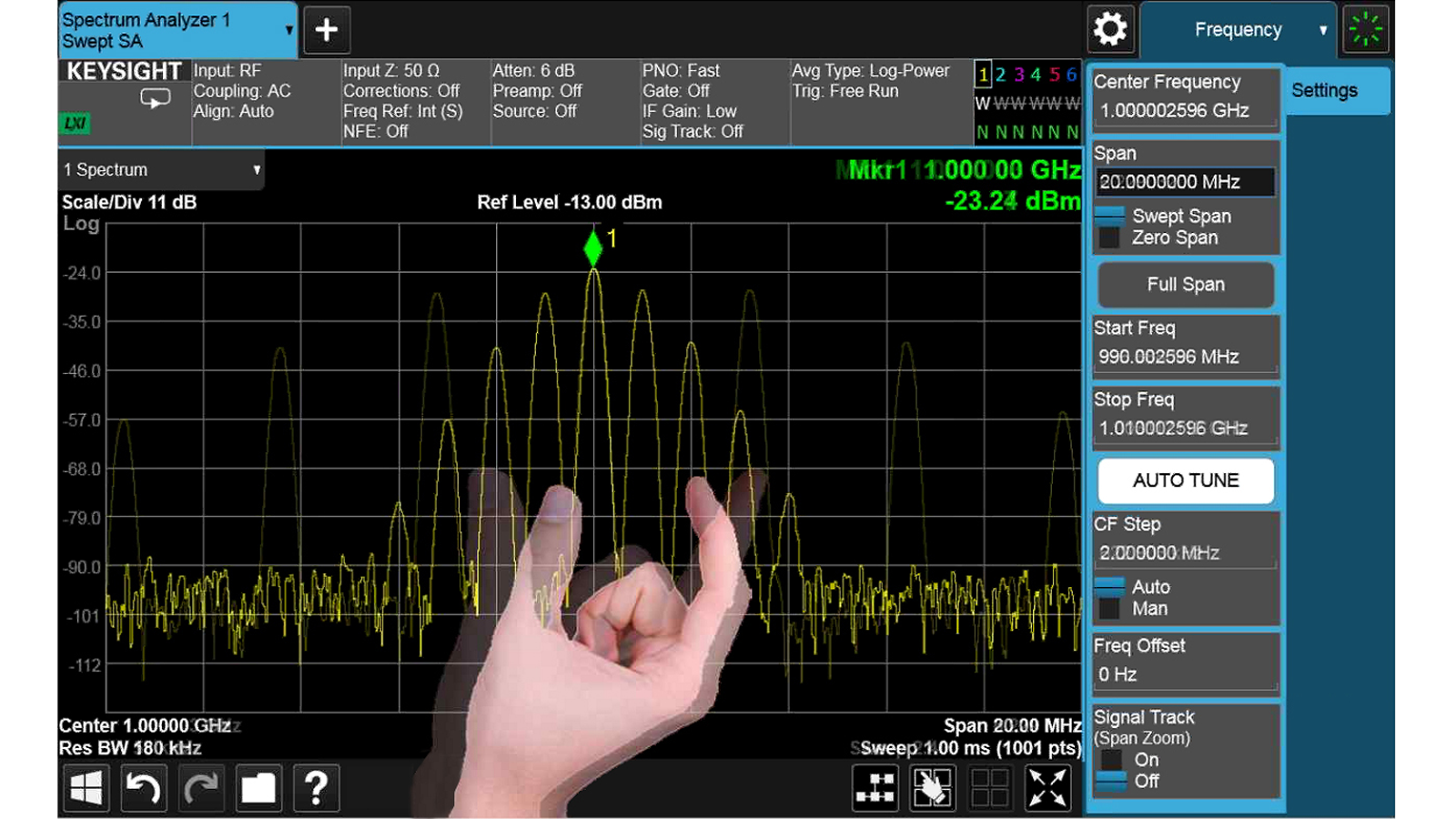 使用 N9010B 频谱分析仪(N9010B 信号分析仪)进行功率测量