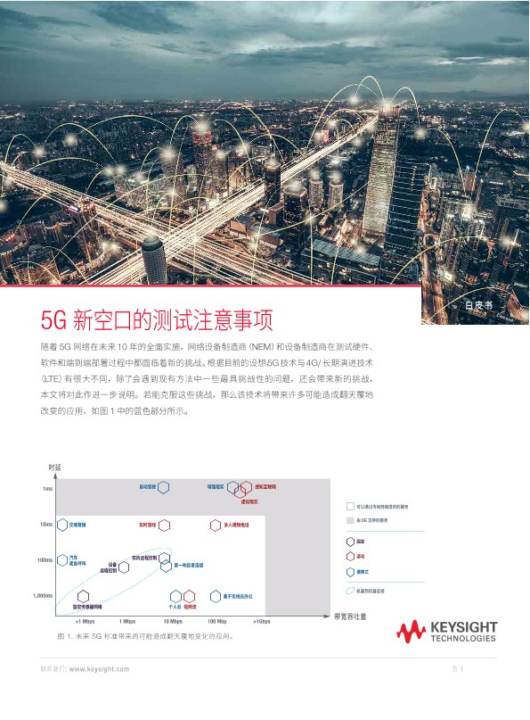 5G新空口测试注意事项