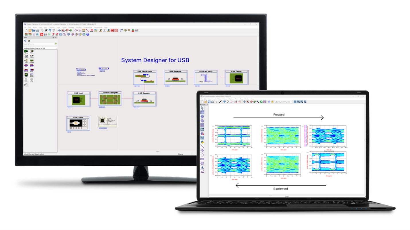 System Designer for USB provides engineers with an intuitive and integrated USB system analysis environment.