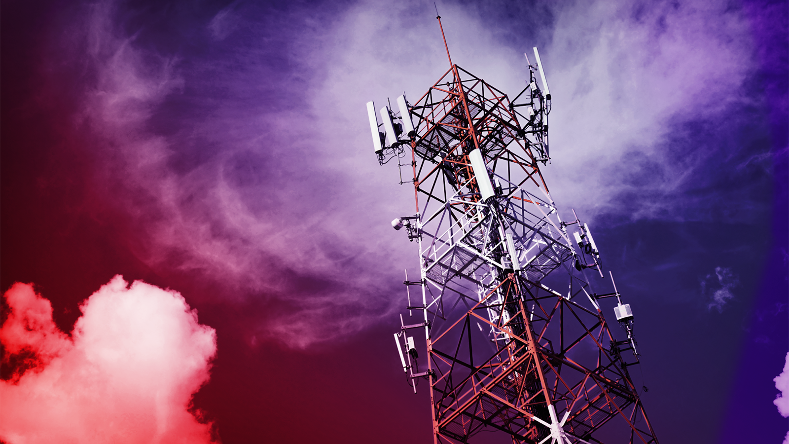 5G tower against sky