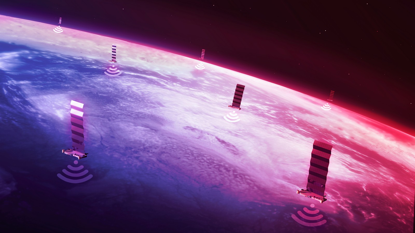 Starlink Non-Terrestrial Network satellite chain
