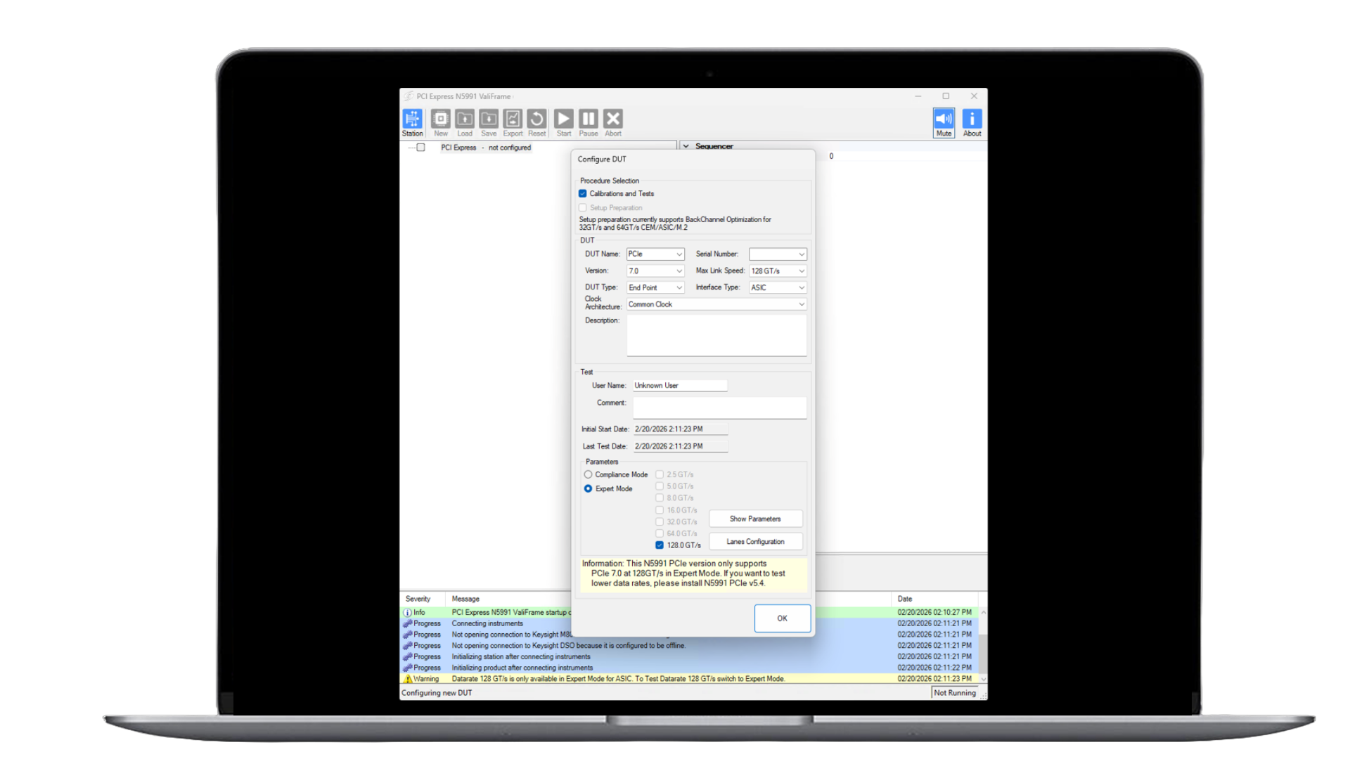 N5991PB7A-Configure-DUT